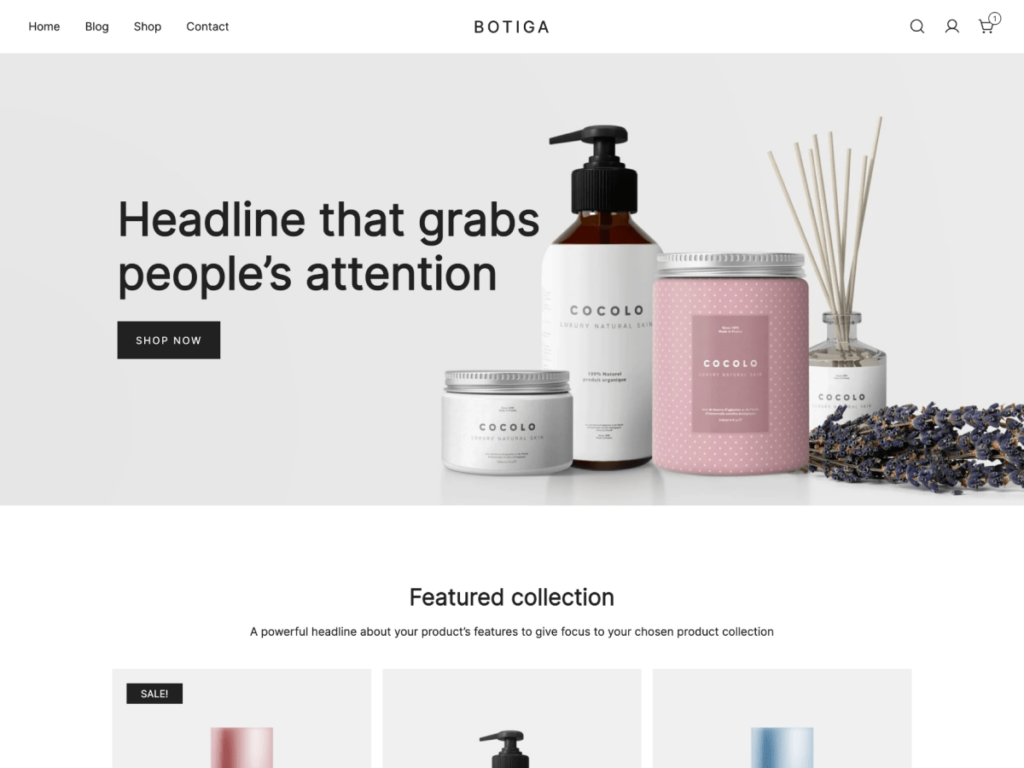 Botiga WordPress Theme